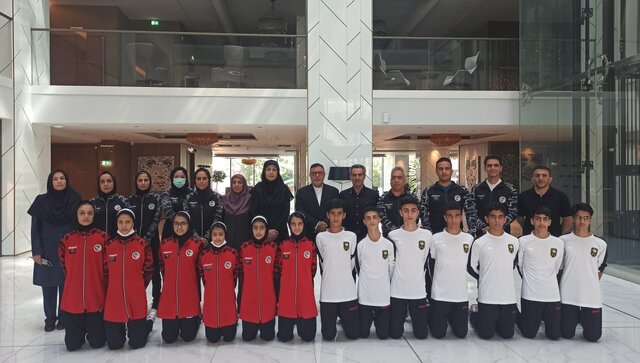 دیدار سفیر کشورمان در بلغارستان با تیم ملی نونهالان تکواندو ایران